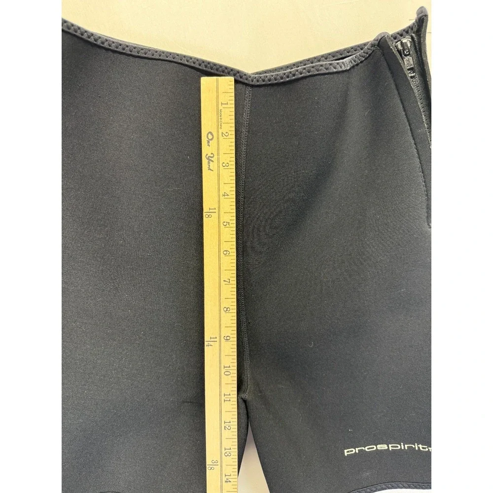 Prospirit Neoprene Shorts Unisex M Black Moisture Wicking Quick Dry Side‎ Zip